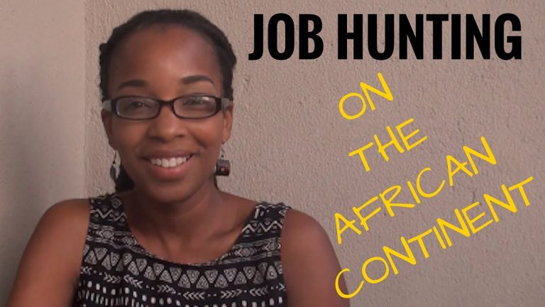 American Job Hunting in Africa